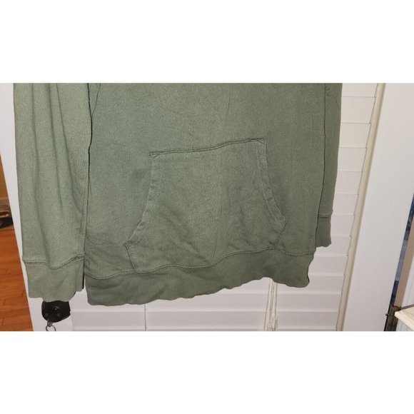 Youth Hooded Sweatshirt BART SIMPSON Old Navy Olive Green LARGE 10/12 - Picture 3 of 9